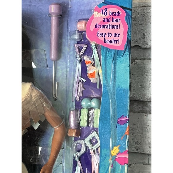 Mattel USA 18" inch Walt Disney POCAHONTAS BEAD-SO-PRETTY Doll New In Box 1995 - Picture 3 of 7